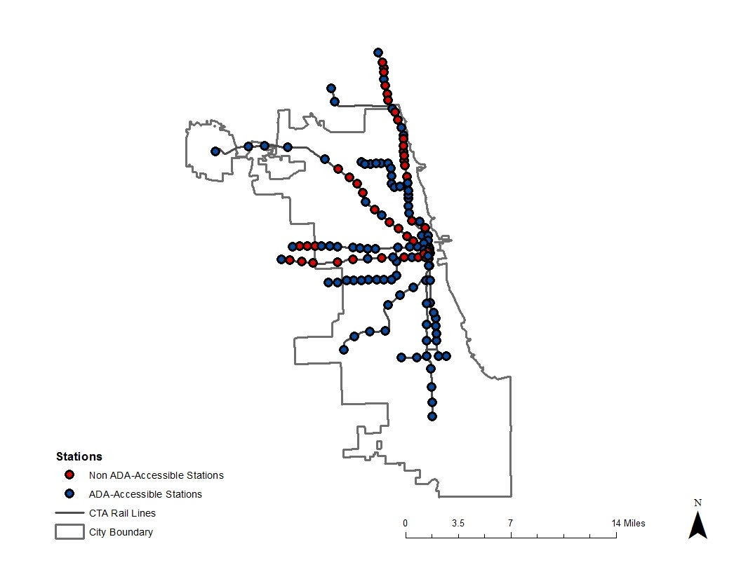 Accessible and Non-Accessible Stations