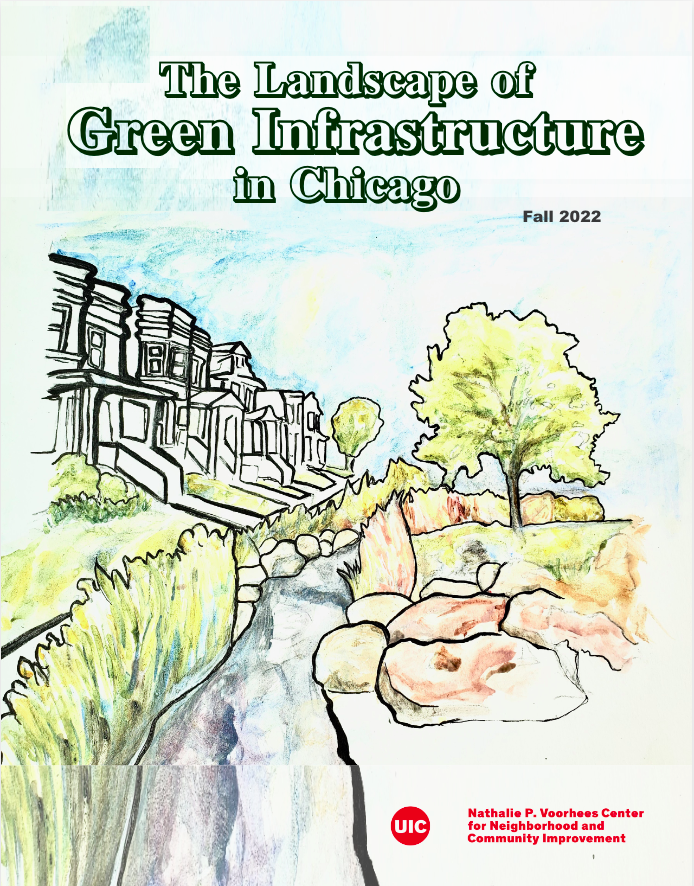 The Landscape of Green Infrastructure in Chicago report cover page