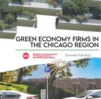 Cover for report: Green Economy Firms in the Chicago Region 