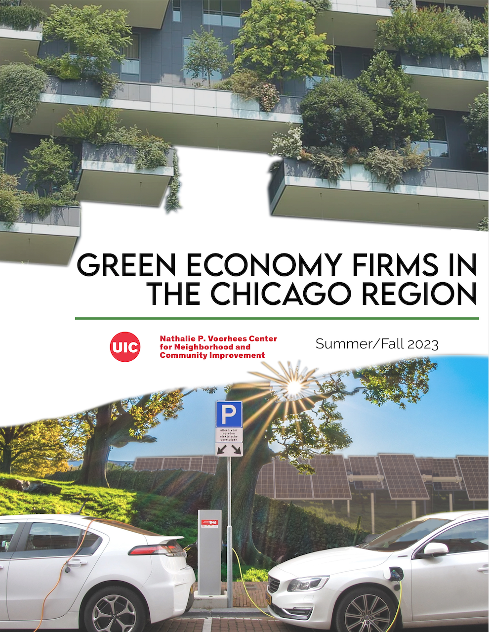 Cover Page for Green Economy Firms report